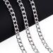 Swpeet 3Pcs Sliver Luxury Fashion 47 Inche Replacement Flat Chain Strap with Buckles Set  Perfect for DIY Metal Shoulder Cross Body Bag Hand Bag Purse Replacement - Buy Online on SooperMarket.com
