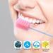 100 Pcs Disposable Mouth Swabs Sponge - Unflavored & Sterile Oral Care Swabs - Pink Tooth Shape - Buy Online on SooperMarket.com