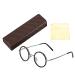Retro Round Resin reading glasses 1.0/1.5/2.5/3.0/3.5 Lightweight Magnifying Presbyopic Reading Glasses Fatigue Relieve Strength (1.0)