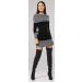 HAPPY MAMA Maternity Bardot Knitted Jumper Dress Pullover Sweater - Black (Size 16-18) - Buy Online on SooperMarket.com