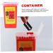 Angoily 5-Set Hairdressing Storage Containers - Automatic Trash Can for Shaving | Red Razor Case for Salons & Home Use - Buy Online on SooperMarket.com