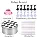 Kalolary Nail Art Holder Stand with 48pcs Clay Magnetic Tips Holders - Pink - Buy Online on SooperMarket.com
