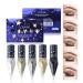 Go Ho Glitter Liquid Eyeliner Colorful Set 5 Colors Metallic Shimmer White Silver Gold Diamond Eye Liner Glitter Eyeliner Korean Makeup Waterproof Long Lasting Glow Eyeliner Sparkle Eyes Makeup Set 2