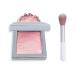 Face Blush Foundation Natural Brightening Silky Moisturizing Sodium Hyaluronate Bakery Crafted Glittering Powder #03