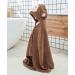 Gneliwm Baby Hooded Bath Towel Swaddle Wrap Blanket Bathrobe Ultra Soft Absorbent Coral Velvet Poncho Shower Towel for Newborn Infant Toddler (Brown Monkey) - Buy Online on SooperMarket.com