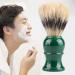 Premium Green Hair Shaving Brush - Soft Bristle Safety Neck Sweep Brush for Men & Women | International Shipping Available - Buy Online on SooperMarket.com