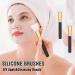 2 PCS Silicone Face Mask Brushes - Beauty Tool Applicator for Facial Mud Masks - Soft Hairless Body Lotion Applicator Brush - Makeup Tools for Women and Girls in Black - Buy Online on SooperMarket.com