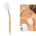 Lotion Applicator with 6 Replacement Heads - Long Handle Shower Back Scrubber for Men and Women - Professional Back Brush for Home Use - Buy Online on SooperMarket.com