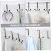 Cabilock 3pcs Wrought Iron Hook Heavy Duty Clothes Rack Door Hanger for Hanging Coat Door Coat Hook Jacket - Buy Online on SooperMarket.com