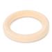 65mm Unfinished Wooden Rings - Natural Baby Teething Circles for Crafts 10 Pack - Buy Online on SooperMarket.com