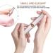 Eyebrow Hair Remover | Painless Precision Trimmer for Women | Portable Razor Tool with Light - Gold | Fast International Shipping - Buy Online on SooperMarket.com