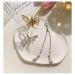 Flymind 6Pcs Moving Butterfly Tassel Hair Clips Elegant Antique Side Clip for Women & Girls (Silver) - Buy Online on SooperMarket.com