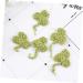 Operitacx 10pcs Socks Badge Sign Crocheted Shamrock Appliques Applique Patches Accessories Shoes and Hats - Buy Online on SooperMarket.com