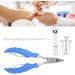 Nail Clippers Set Double Spring Toenail Clippers Ingrown Fingernail Toenail Tools Kit Nail Pedicure Clippers Toenail Corrector Professional Manicure Pedicure Tool(blue) - Buy Online on SooperMarket.com