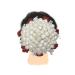 GadinFashion Paper Bun Juda Maker Flower Gajra Hair Accessories for Women and Girls - Wedding Red (Multicolor) - Pack of 2 - Buy Online on SooperMarket.com