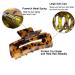 Aaiffey 4PCS Non-Slip Tortoise Hair Claw Clips | Stylish Leopard Hair Clamps for Strong Hold | Hair Styling Accessories for Women and Girls - Buy Online on SooperMarket.com