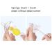 Moum Routes 6-Part Baby Bottle Cleaning Brush Set - Eco-Friendly Non-Slip Handle Interchangeable Sponges Travel Pink Set - Buy Online on SooperMarket.com