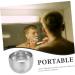Beaupretty 3ST Professional Shaving Foam Cups - Double-Walled Stainless Steel Beard Kit for Men | International Shipping Available - Buy Online on SooperMarket.com