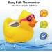 Digital Baby Bath Thermometer Ducks - BPA-Free, Waterproof, Floating Pink Toy - Buy Online on SooperMarket.com