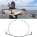 VGOL 30-Piece Stainless Steel Fishing Wire Leaders - 45kg Anti-Bite Bait Rigs for Outdoor Fishing - Buy Online on SooperMarket.com