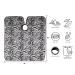 Cricket Zebra Hair Cutting Cape for Adults - Professional Stylist Salon Barbershop Hairdresser Cape with Adjustable Snap Neck Closure - Buy Online on SooperMarket.com