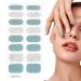 Semi Cured Gel Nail Stickers Set Natural Gloss Gel Nail Strips | Full Nail Wraps for Women Nails Art Fingernail Manicure Stickers Long Lasting Easy to Apply Adhesion