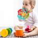 Baby Teether Toy - Soft Rattle & Sensory Ball for Teething Pain Relief | Food Grade Safe, Colorful Design | Infant Grip & Gum Massage - Buy Online on SooperMarket.com