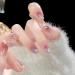 24PCS Press on Nails Short Glue on Nail for Women Shiny French False Nails Fake Nails False Nail with Glue for Girl Nail Art - Buy Online on SooperMarket.com