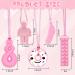 Sensory Chew Necklace Set - 5 Pink Teether Chew Toys for Autistic Children | Anxiety & Biting Relief | Food Grade Silicone Teether for Teething & Oral Motor Needs - Buy Online on SooperMarket.com
