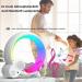 Buy Bammare LED Bedside Lamp & Alarm Clock - Smart App-Controlled Sunrise Light Bluetooth Speaker 16 Million Colors & 256 Patterns - Buy Online on SooperMarket.com