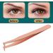 Eyelash Extension Tweezers - Stainless Steel Precise Grip Rose Gold Volume Tweezers for Lash Artists - Comfortable & Tight Tip - Buy Online on SooperMarket.com