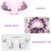 POPETPOP 1pc Nail Art Crystal Cup Glass Container with Lid Nail Powder Dish Nail Monomer Liquid Bowl Glass Nail Dish Transparent Nail Polish Crystal Nail Art Cup White Crystal Cup Bowl Care 5.5x5.5cm Pink - Buy Online on SooperMarket.com