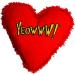 YEOWWW Heart Attack Cat Toy clear single