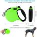 Philorn 5m Reflective Retractable Dog Leash for Medium & Large Dogs | Flexible One-Button Block | Non-Slip Handle | Up to 50kg - Green - Buy Online on SooperMarket.com