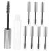 8pcs Mascara Empty Tube Lash Tech Supplies Must Haves Women Lash Tubes Miss Gold and Silver Mini