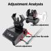 Premium QR-Laser Tactical Flip Up Iron Sights Set for Rifle | Low Profile Front Rear Red Dot | Picatinny & Weaver Rail Compatible - Buy Online on SooperMarket.com