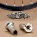 SENQI Bike Spokes Nipples End Caps - 36 Pcs Silver Decor for 14G Mountain & Road Bikes - Buy Online on SooperMarket.com