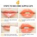 Double-Effect Lip Scrub Mask | Exfoliating & Moisturizing Lip Treatment for Cracked Lips - Overnight Repair Balm (Orange - Buy Online on SooperMarket.com