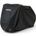 Favoto bicycle cover bicycle covering tarpaulin waterproof for 2-3 bicycles 210t oxford tissue bicycle garage bike plane protective cover cover with bag 200 x 105x 110cm black
