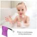 FOMIYES Bath Bag Shampoo Soap Nylon Net Bag Purple Thicken - Buy Online on SooperMarket.com