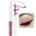 HERBENJOY Chameleon Eyeliner Metallic Liquid Eyeliner Changing Long-lasting Holographic Glitter Multichrome Eye make-up For Women Quick Drying Smudge-proof (#06)