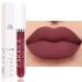 Yueci Matte Lip Gloss Lipstick - Long-Lasting Moisturizing & Waterproof 12H - Non-Stick Non-Fading - 1 ml Pack #06 - Buy Online on SooperMarket.com