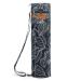 ELENTURE Yoga Mat Bag for Women & Men,Travel Yoga Gym Bag for 1/4" 1/3" Thick Exercise Yoga Mat, Full-Zip Yoga Mat Carrier Bag for Class workout Park with Pockets and Adjustable Strap Navy Blue Leaf