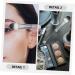 Gogogmee 2 Sets Metal Handle Makeup Brush Brow Brush Eye Shadow Eyeshadow Brush Make up Oblique Head Beaded - Buy Online on SooperMarket.com