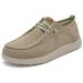 ITAZERO Wide Shoes for Women Wide Walking Shoes for Women Slip On Loafer with Arch Support Diabetic Women's Shoes Wide Width 11 Wide Beige