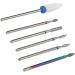 Cuticle Remover Bit Set Cuticle Bit Ceramics Rotate for Salon - Buy Online on SooperMarket.com
