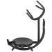 Shaving brush iron alloy shaving brush in modern style and razor stand solid for home
