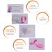 Baby Food Feeder Fresh Food - 2 Pack Fruit Feeder Pacifier Set | Silicone Pacifiers & Dispensing Spoon | Teether Feeding Set for Babies - Pink - Buy Online on SooperMarket.com