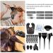 carrub 16 Pieces Hair Dye Coloring Kit- Hair Tinting Bowl Hair Agitator Dye Brush Ear Cover Hairpin Hair Coloring Cape - Buy Online on SooperMarket.com