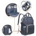 Caucko Baby Diaper Bag with Stroller Hook - Multifunctional Nylon Travel Backpack Large Capacity with Multiple Compartments - Gray (KT01-4) - Buy Online on SooperMarket.com